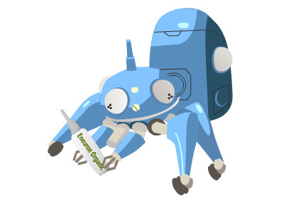 製作中の画面_タチコマ