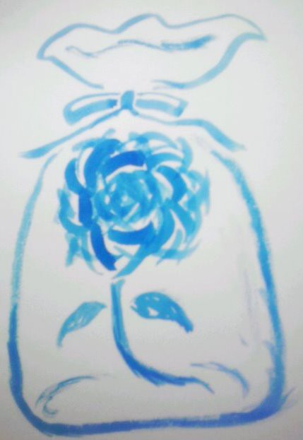 青い花