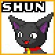 アイコン用ドット絵　黒猫