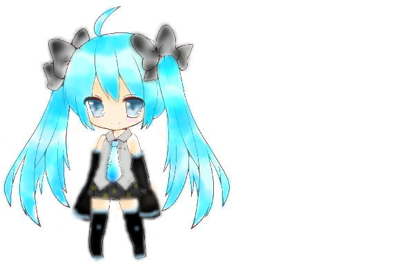 初音ミク描いた