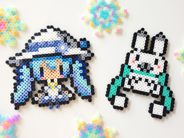 雪ミク2014&エゾユキウサギ
