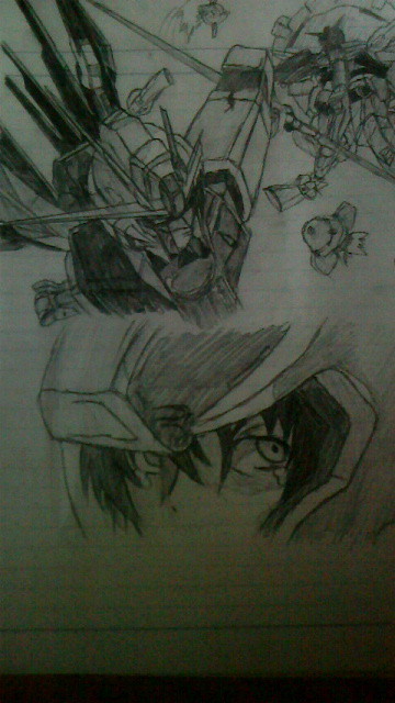 久々にガンダム描きました(＾ω＾)