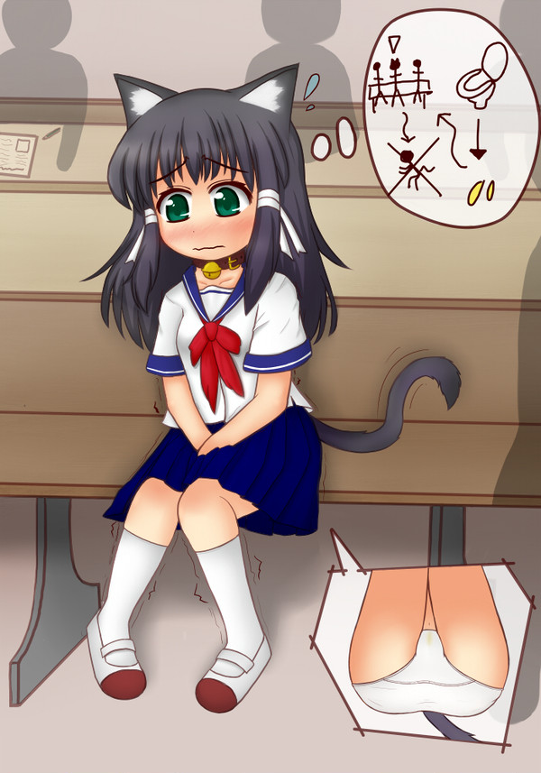 ねこみみjkさんおもらし【おまけに大】