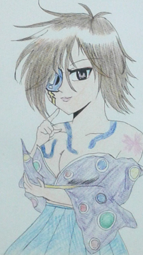 初描き政宗(BSR)♀化+天上天下パロ