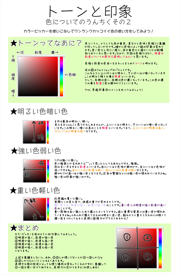 色についての蘊蓄その2