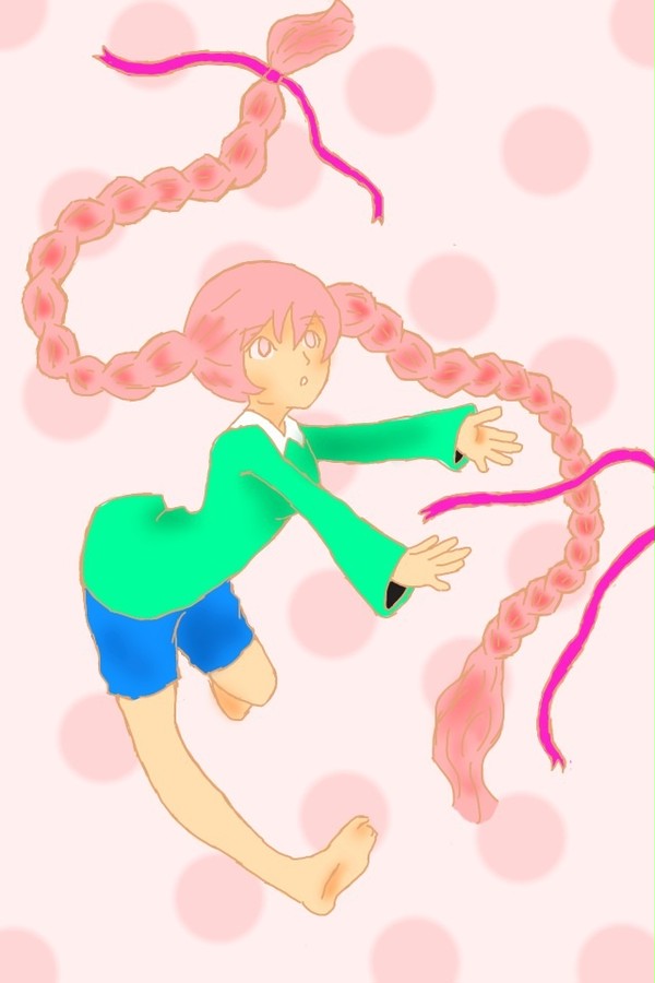 桜色の三つ編み