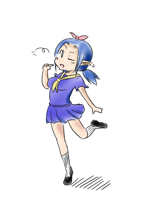 SAIで塗ってみた