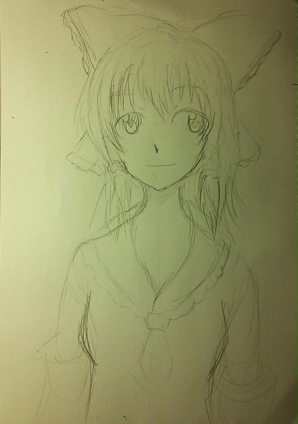 らくがき(霊夢)