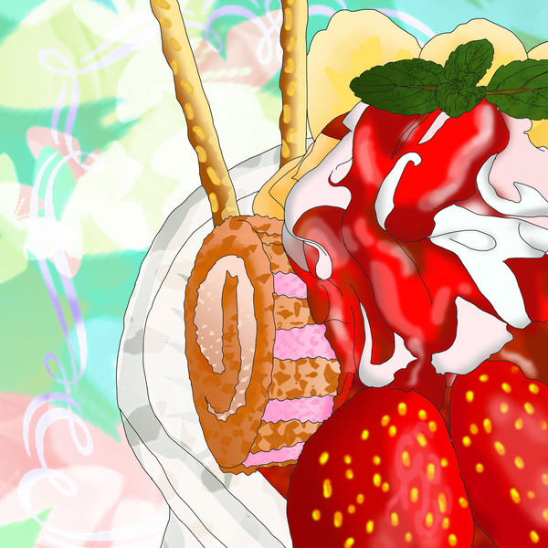 いちごパフェ