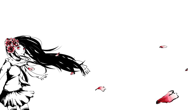 花与少女