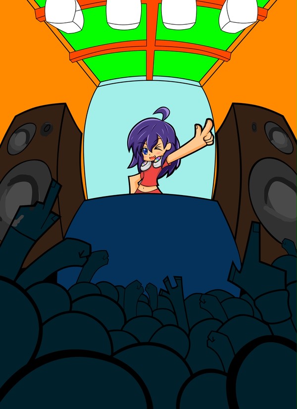 今描いてるDJの絵