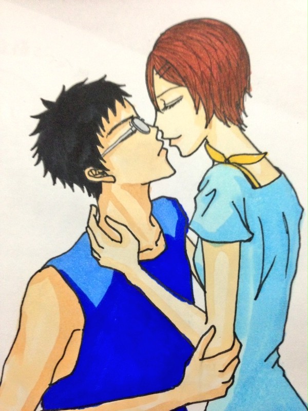キスの日：日リコ落書き