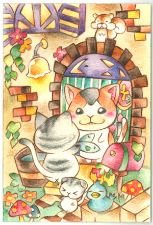 「猫の晩餐会」
