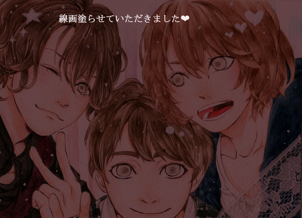 線画塗らせていただきました