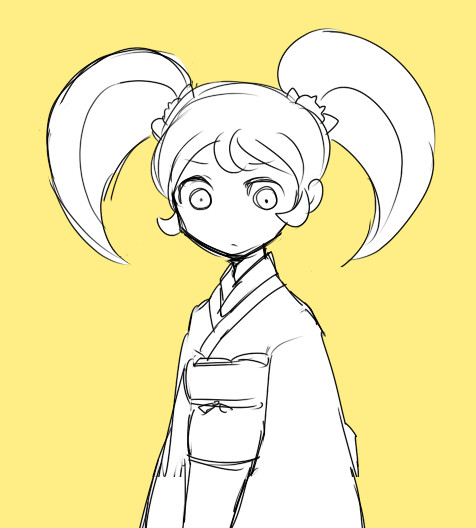 ヒヨコとミカン