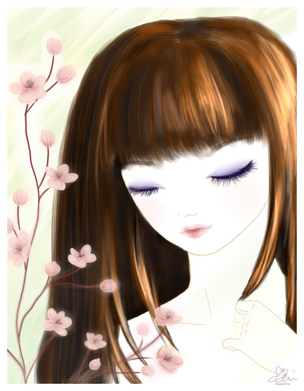 . 女　。
