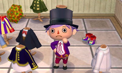 とび森「メフィストフェレスの服」