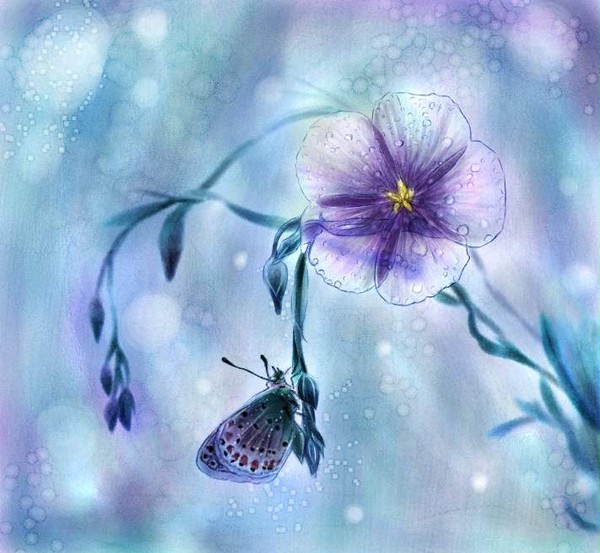 水彩練習-花花