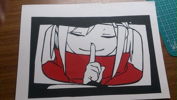 アヤノ　【切り絵】