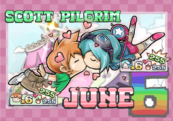 自作カレンダー用イラスト（６月）
