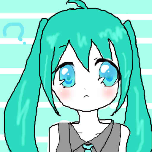 ミク　落書き