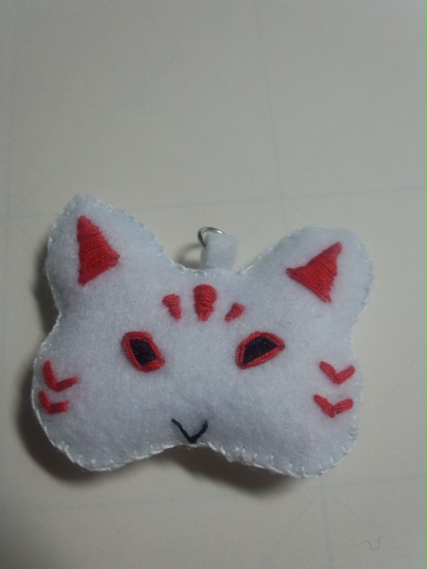 お面ストラップ作ってみた