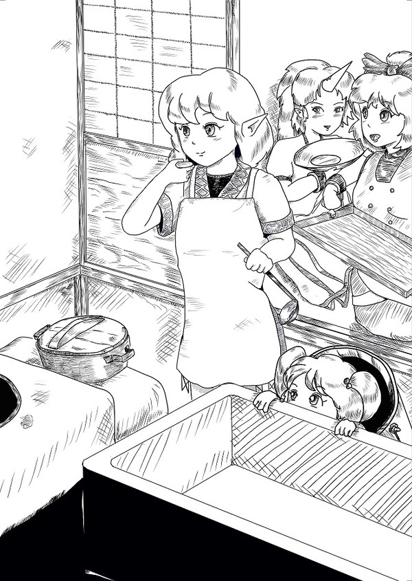 橋姫家の夕餉