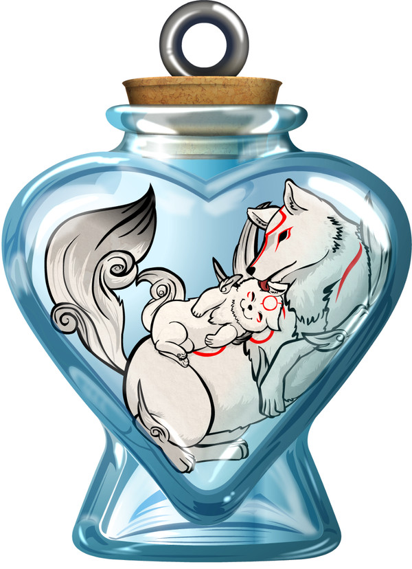 Okami mum and son