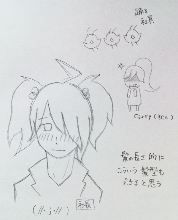 [PSO2]秘書による社長いびり[落書き]