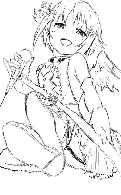 幸子模写