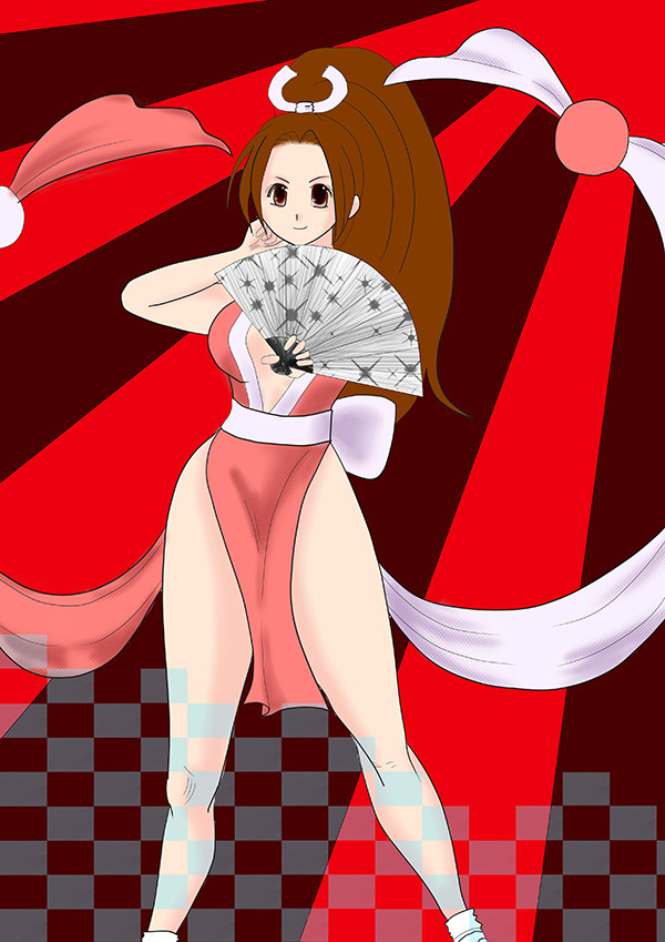 SAIの練習　不知火舞ちゃん