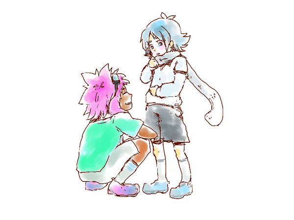 つなみさんとふぶきくん