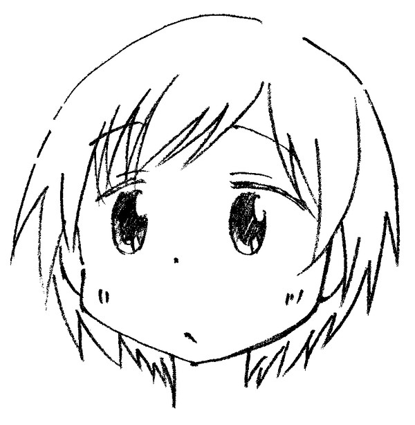 試験時間中の落描き