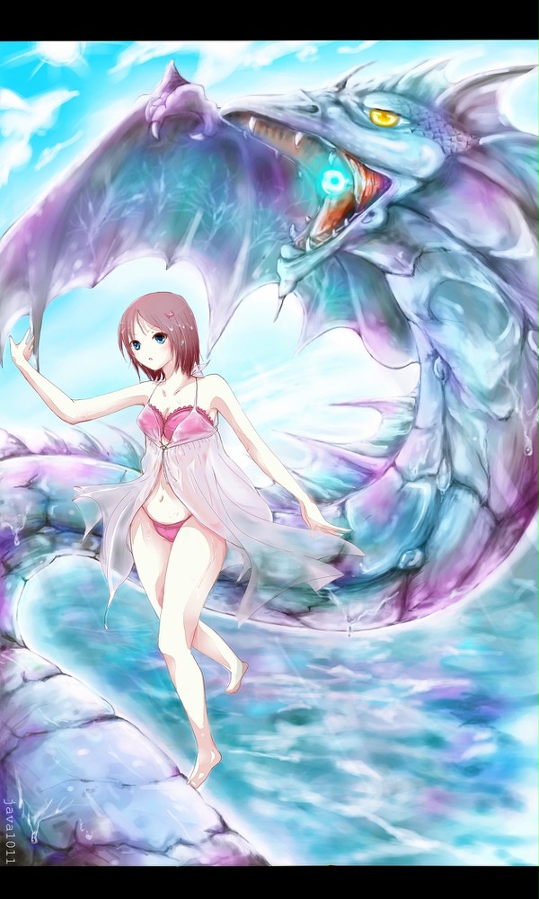 Borderless Dragon Sky フチなしでドラゴン空