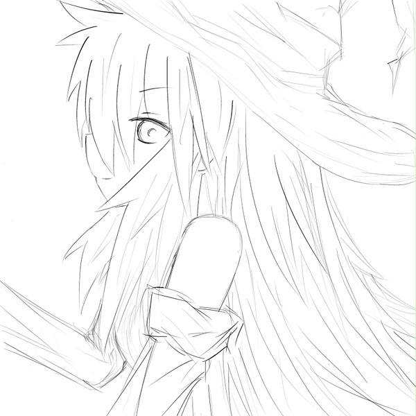 線画　　