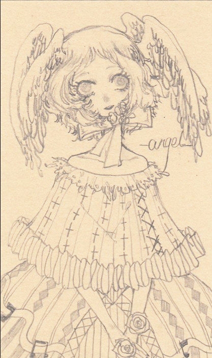 Cream-colored Of Wizard Angel