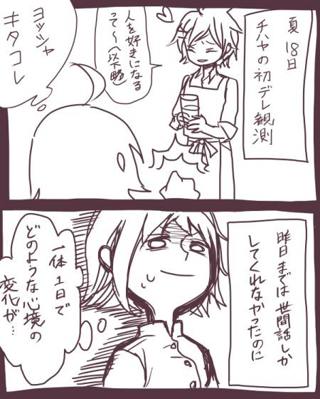 わくアニ妄想　チハアカ