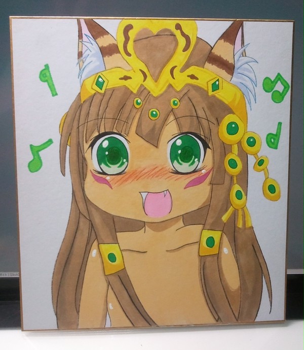 今日のぷにけっとに持っていく色紙♪