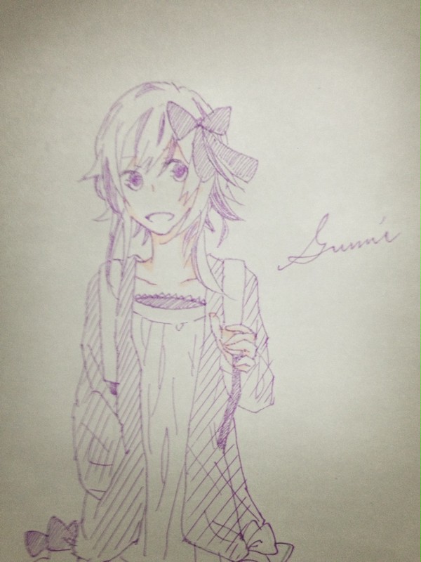 らくがきーGUMIちゃん…