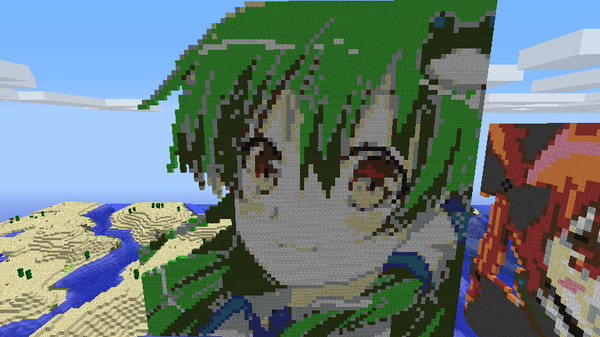 マインクラフトで東風谷早苗