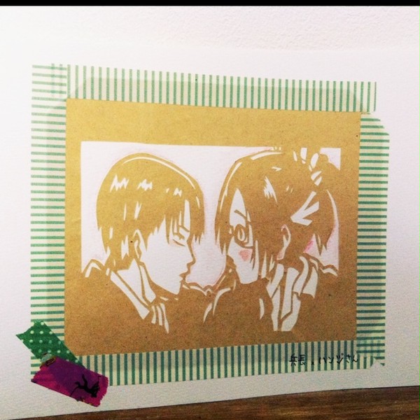 進撃の巨人 リヴァハンを切ってみた