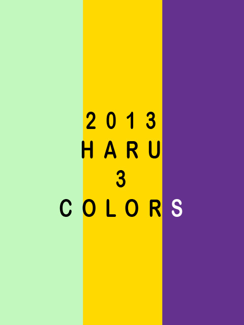 2013 HARU 3 COLORS