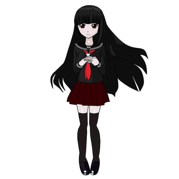黒髪セーラー00