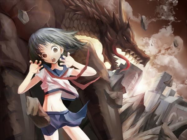 ドラゴンのモノマネ