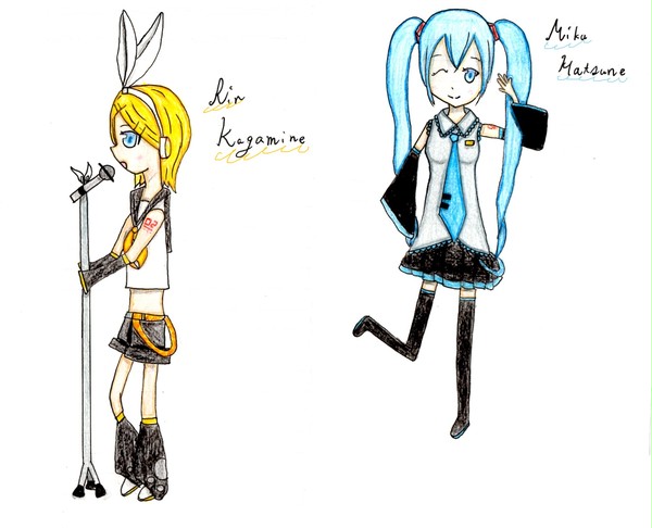 リンちゃん＆ミクさん
