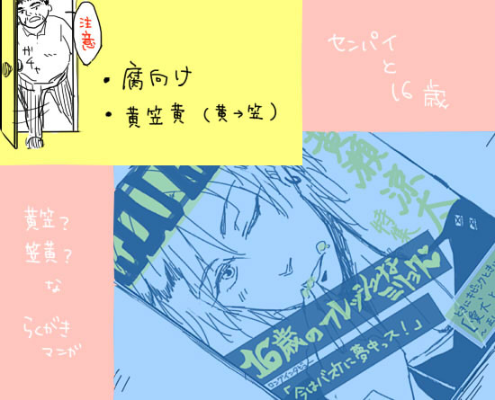 【腐向け】センパイと16歳【黄→笠】