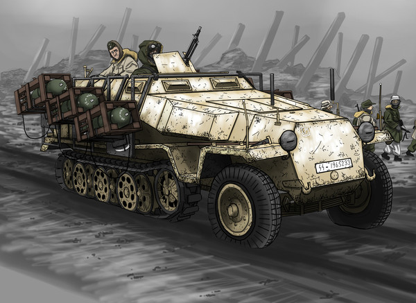 Sd.Kfz.251/1 Wurfrahmen 40
