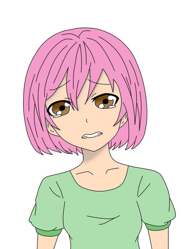 泣いた