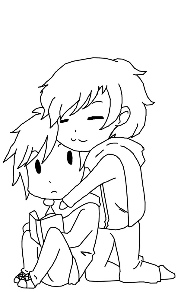 huggles lineart