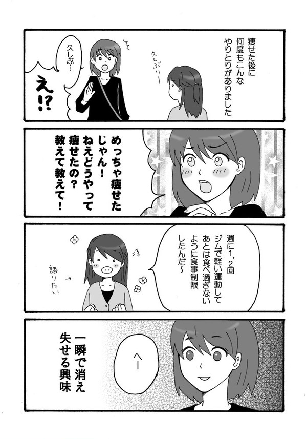 私とダイエット４(現実)